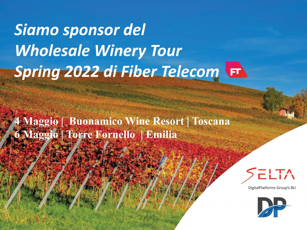 SELTA at wholesale winery tour by fiber telecom april may 2022 italian countryside wine dates Toscana Emilia
